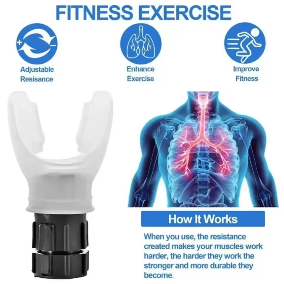 Portable Breath Fitness Exerciser Device